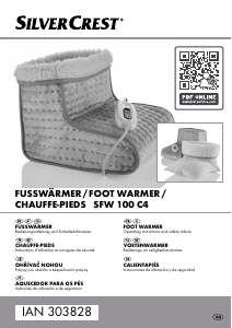 Manual de uso SilverCrest SFW 100 C4 Calentador de pies