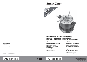 Manual SilverCrest SFE 1500 D3 Fondue