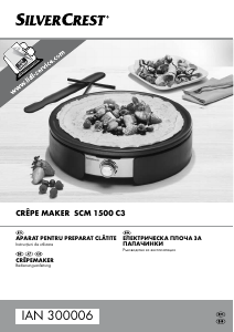 Manual SilverCrest SCM 1500 C3 Aparat pentru clatite