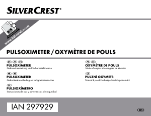 Manual SilverCrest IAN 297929 Pulsoximetru