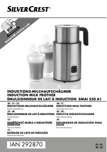 Manual SilverCrest SMAI 550 A1 Milk Frother