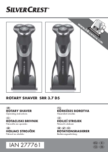 Manual SilverCrest SRR 3.7 D5 Shaver