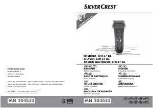 Bedienungsanleitung SilverCrest SFR 37 B1 Rasierer