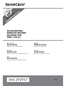 Manual SilverCrest SWR 1166 A1 Router