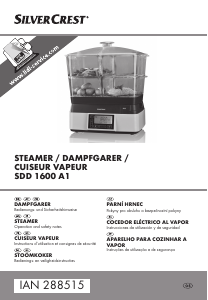 Manual de uso SilverCrest SDD 1600 A1 Vaporera