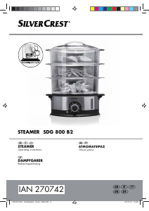 Manual SilverCrest IAN 270742 Steam Cooker