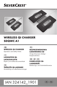 Manual SilverCrest SDQWC A1 Wireless Charger