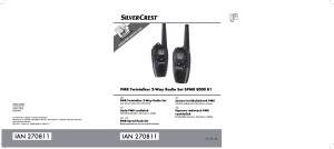 Manuál SilverCrest SPMR 8000 B1 Přenosná vysílačka