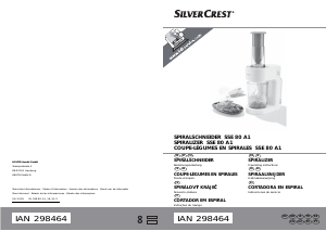 Manual SilverCrest IAN 298464 Spiralizer