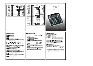 Instrukcja Toor TR-2242 Kalkulator