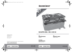 Käyttöohje SilverCrest IAN 288399 Raclette-grilli