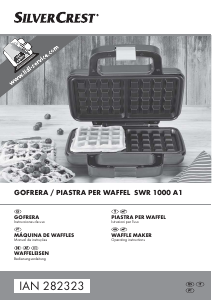 Manuale SilverCrest IAN 282323 Macchina per waffle