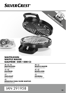 Manual SilverCrest IAN 291958 Waffle Maker