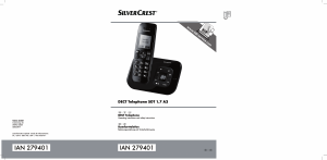 Bedienungsanleitung SilverCrest IAN 279401 Schnurlose telefon