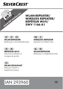 Handleiding SilverCrest SWV 1166 A1 Range extender