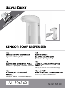 Manual SilverCrest IAN 304340 Soap Dispenser