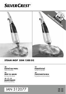 Priručnik SilverCrest SDM 1500 D2 Parni čistač