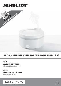 Manual de uso SilverCrest IAN 285279 Difusor de aroma