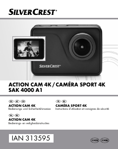 Mode d’emploi SilverCrest SAK 4000 A1 Caméscope action