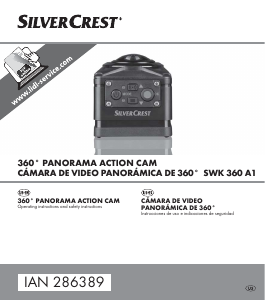 Manual de uso SilverCrest SWK 360 A1 Action cam