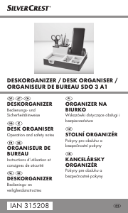 Mode d’emploi SilverCrest SDO 3 A1 Organisateur de bureau