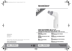 Manual SilverCrest SHV 12.5 A1 Vacuum Sealer