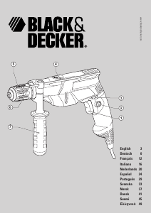 Bruksanvisning Black and Decker KR603 Slagdrill