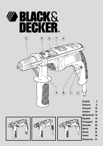 Manual de uso Black and Decker KR550CRE Taladradora de percusión