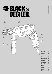 Manual Black and Decker KR655 Impact Drill