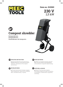 Bruksanvisning Meec Tools 010-260 Kompostkvern