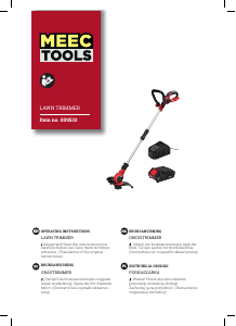 Instrukcja Meec Tools 009-533 Podkaszarka do trawy