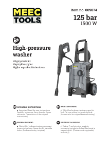 Manual Meec Tools 009-874 Pressure Washer