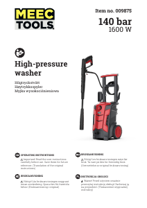 Manual Meec Tools 009-875 Pressure Washer