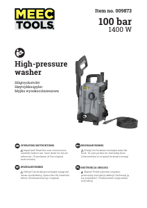 Manual Meec Tools 009-873 Pressure Washer