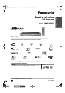 Handleiding Panasonic DMR-XS350 DVD speler