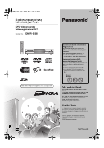 Manuale Panasonic DMR-E65EG Lettore DVD