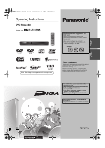 Handleiding Panasonic DMR-EH695 DVD speler