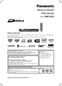 Návod Panasonic DMR-EX83EP DVD prehrávač