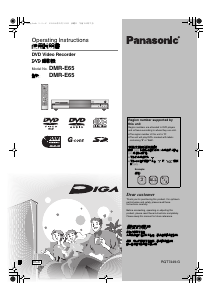Bruksanvisning Panasonic DMR-E65GCS DVD spelare