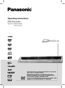 Bruksanvisning Panasonic DMR-EX85EB DVD spelare