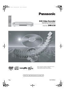 Bruksanvisning Panasonic DMR-E50EB DVD spelare