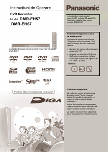 Manual Panasonic DMR-EH67 DVD player