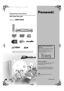 Handleiding Panasonic DMR-E95HEB DVD speler