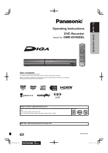 Handleiding Panasonic DMR-EH58EBL DVD speler