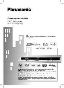 Bruksanvisning Panasonic DMR-EX80S DVD spelare