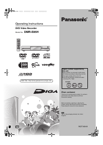 Handleiding Panasonic DMR-E85HEB DVD speler