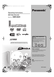 Bruksanvisning Panasonic DMR-E85HEB DVD spelare