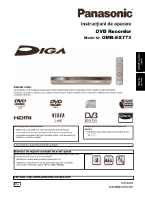 Manual Panasonic DMR-EX773 DVD player