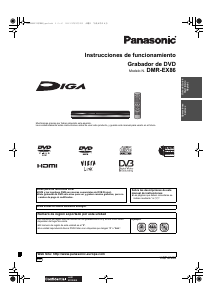Manual de uso Panasonic DMR-EX86EC Reproductor DVD