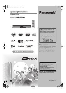 Handleiding Panasonic DMR-EH52 DVD speler